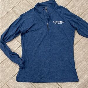 Storm Creek Blue Quarter-Zip Sanford Pullover